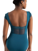 Load image into Gallery viewer, Whispering Waves Coastal Cap Sleeve Leotard