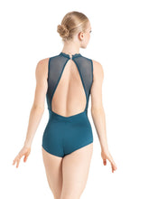 Load image into Gallery viewer, Whispering Waves Oceanic Mesh Back Leotard
