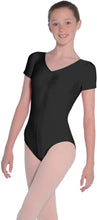Load image into Gallery viewer, Black Girls and Ladies Short Sleeved Leotard
