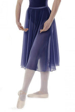 Load image into Gallery viewer, Navy Girls and Ladies Chiffon RAD Skirt
