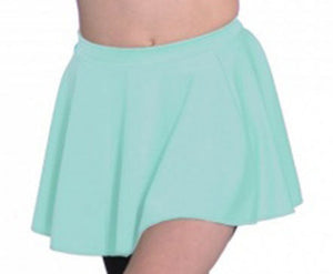Raspberry Short Circular Skirt