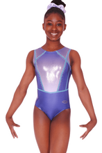 Load image into Gallery viewer, Storm Shine Tank Leotard with Diamanté Motif