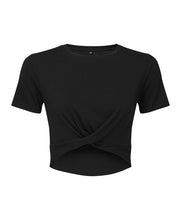 Load image into Gallery viewer, Women’s twist crop top