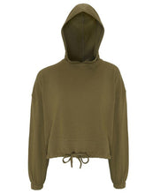 Load image into Gallery viewer, Women's cropped oversize hoodie