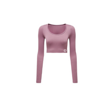 Load image into Gallery viewer, Women’s ribbed seamless '3D Fit' crop top
