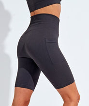 Load image into Gallery viewer, Women’s ribbed seamless '3D Fit' cycle shorts