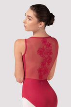 Load image into Gallery viewer, Emma Floral Boat Neck Leotard (L40004)