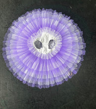 Load image into Gallery viewer, Lilac Satin Tutu with White &amp; Lilac Petals with Silver detail
