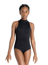 Load image into Gallery viewer, Girls Mystical Forest High Neck Mesh Back Leotard
