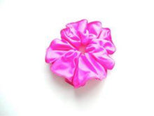 Load image into Gallery viewer, Flo Pink Girls and Ladies Lycra Scrunchies