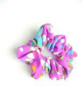 Load image into Gallery viewer, Polka Dot Girls and Ladies Lycra Scrunchies