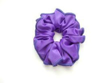 Load image into Gallery viewer, Purple Girls and Ladies Lycra Scrunchies