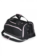Load image into Gallery viewer, Black and Pink Childrens and Adults Ballet Duffel Bag
