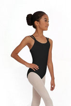 Load image into Gallery viewer, Girls Double Strap Criss Cross Camisole Leotard