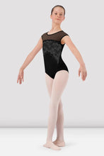 Load image into Gallery viewer, Girls Katalina Cap Sleeve Leotard