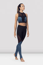 Load image into Gallery viewer, Ladies Zip Front Mesh Back Crop Top (FT5198)