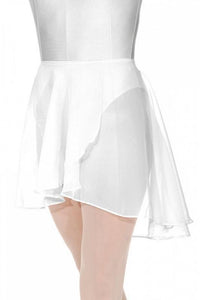 White Ladies Georgette Wrapover skirt