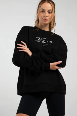 Childrens and Adults Off-Duty Oversized Crew Sweatshirt