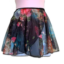 Load image into Gallery viewer, Kitri Girls Floral Wrap Dance Skirt