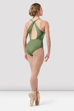 Load image into Gallery viewer, Ladies Amber Open Back Print Leotard