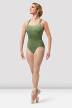 Load image into Gallery viewer, Ladies Amber Open Back Print Leotard
