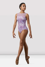 Load image into Gallery viewer, Childrens and Ladies Mirella Watercolour High Neck Leotard