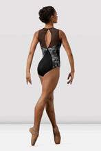 Load image into Gallery viewer, Ladies Mirella Watercolour Open Back Tank Leotard