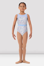 Load image into Gallery viewer, Girls Mirella Ditsy Floral Scoop Back Leotard