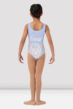Load image into Gallery viewer, Girls Mirella Ditsy Floral Scoop Back Leotard