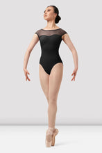 Load image into Gallery viewer, Ladies Mirella Chevron Boat Neck Leotard