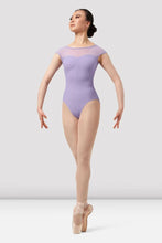 Load image into Gallery viewer, Ladies Mirella Chevron Boat Neck Leotard