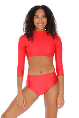 Red Childrens and Adults Dance Briefs