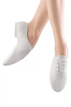 Load image into Gallery viewer, White Childrens and Adults Split Sole Jazzsoft Jazz Shoes