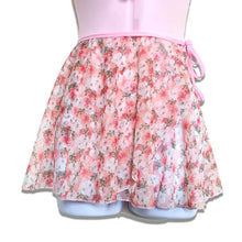 Load image into Gallery viewer, Aurora Girls Floral Wrap Dance Skirt