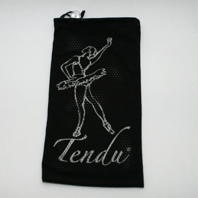 Black Children and Adults Mesh Pointe Shoe Bags