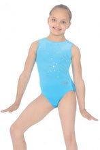 Load image into Gallery viewer, Crystal Motif Sleeveless Gymnastics Leotard (Z103TIA)