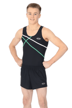 Load image into Gallery viewer, Z386 Sleeveless Boys Gymnastic Leotard