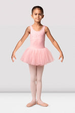 Load image into Gallery viewer, Pink Girls Mirella Flower Burst Tank Tutu Dress Front View