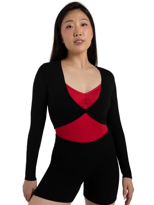 Cropped Pinch Sweater (CK11001W)