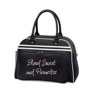 Blood Sweat and Pirouettes Retro Bowling Bag 