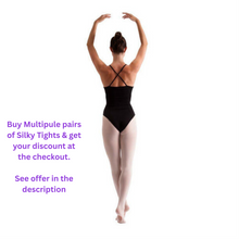 Load image into Gallery viewer, Pink Convertible Intermediate Silky Dance Tights
