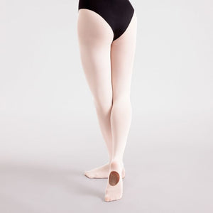 Convertible Pink Silky Dance Tights