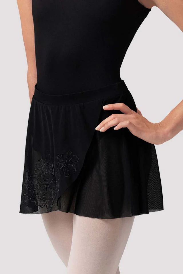 Zoe Floral Mesh Skirt (R10001)