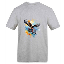 Load image into Gallery viewer, Eagle above Bike TShirt
