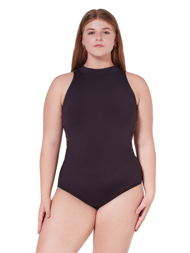 Embellish High Neck Leotard