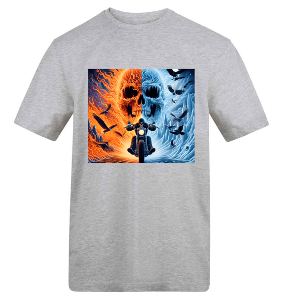 Fire & Ice Biker T-Shirt