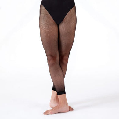 Silky Footless Fishnet Tights