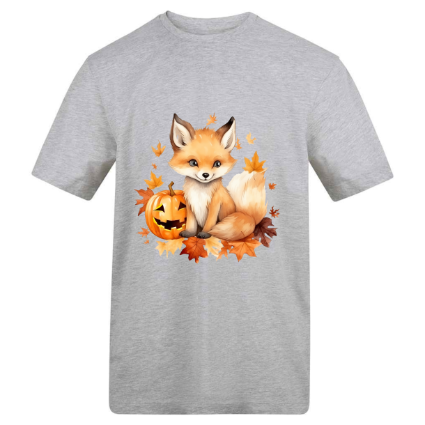Fox with Pumpkin T-Shirt