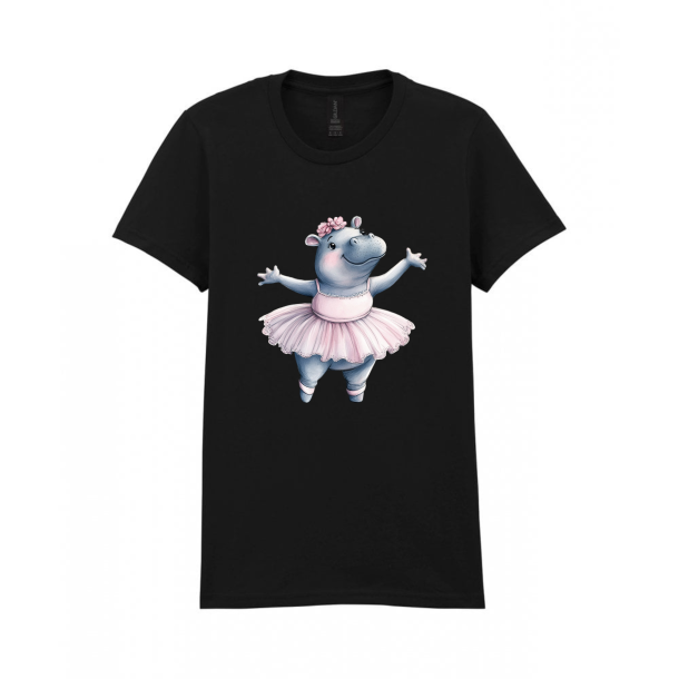 Hippo Ballerina TShirt