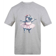 Load image into Gallery viewer, Hippo Ballerina TShirt
